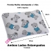 Fronha Tecebem Baby Malha Estampada com Vies Bento 34cmx 40cm Branco