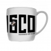 Caneca Porcelana Premium BrasFoot Vasco 300 ML Urban Licenciada Branco