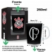 Caneca Porcelana Premium BrasFoot Corinthians 260 ML Licenciada Branco