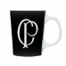 Caneca Porcelana Premium BrasFoot Corinthians 260 ML Licenciada Branco