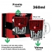 Caneca Porcelana Premium BrasFoot Flamengo 260 ML Licenciada Branco