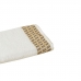 Toalha de Banho Barra Geometrica Naomi Lmpeter 75cm x 130cm Branco