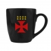 Caneca Cerâmica Prime BrasFoot Vasco 350 ML Licenciada Preto
