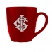 Caneca Cer&acirc;mica Prime BrasFoot Internacional 350 ML Licenciada Vermelho