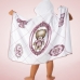 Toalha Baby Tecebem com Capuz Estampada com Fralda Cristina Rosa