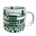 Caneca KazzaVip Est&aacute;dio do Palmeiras FC Cer&acirc;mica 360 ML Palestra It&aacute;lia Licenciada Branco