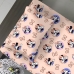Jogo de Cama Solteiro Portallar Malha Mista Estampado Minnie Lace Com Elástico 2 Peças Salmão