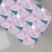 Jogo de Cama Solteiro Portallar Malha Mista Estampado Ice Magic Com Elástico 2 Peças Lilas