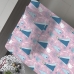 Jogo de Cama Solteiro Portallar Malha Mista Estampado Ice Magic Com Elástico 2 Peças Lilas