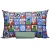 Jogo de Cama Portallar Solteiro Malha Mista Disney Marvel Cubo Mesc Avengers 2 Peças Verde