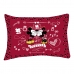 Fronha Portallar Malha Disney Estampa Localizada Jadore Red 48cmx68cm Vermelho