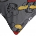 Fronha Portallar Malha Mista Estampada Mickey Cool 48cmx68cm Cinza