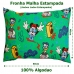 Fronha Portallar Malha Estampada Disney Mickey Tune 48cmx68cm Verde