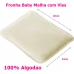 Fronha Tecebem Baby Malha 100% Algod&atilde;o Lisa Kinder 34cmx40cm P&eacute;rola