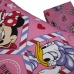 Jogo de Cama Portallar Solteiro Joy Malha Mista Estampado Disney Minnie E Margarida 2 Peças Rosa