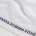 Toalha Fitness Academia KazzaVip Felpuda 100% Algodão 0,30cm x 0,90cm Branca