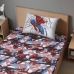 Jogo de Cama Portallar Solteiro Joy Malha Mista 70% Algod&atilde;o e 30% Poli&eacute;ster Estampado Marvel Spider Joy 2 Pe&ccedil;as Branco