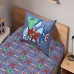 Jogo de Cama Portallar Solteiro Joy Malha Mista 70% Algod&atilde;o e 30% Poli&eacute;ster Estampado Disney Marvel Avengers Evergreen Blue 2 Pe&ccedil;as Azul