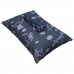 Jogo de Cama Portallar Solteiro Malha Mista Estampado Disney Stitch Pedras 2 Pçs Azul