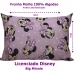 Fronha Portallar Malha Disney Estampada Big Minnie 48cmx68cm Rosa