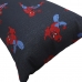 Fronha Portallar Malha 100% Algod&atilde;o Estampada Disney Marvel Spider Talk Blue 48cmx68cm Azul