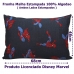 Fronha Portallar Malha 100% Algod&atilde;o Estampada Disney Marvel Spider Talk Blue 48cmx68cm Azul