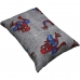 Fronha Portallar Malha Estampada Disney Marvel Spider Wall 48cmx68cm Cinza