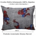 Fronha Portallar Malha Estampada Disney Marvel Spider Wall 48cmx68cm Cinza