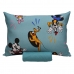 Jogo de Cama Portallar Solteiro Malha 100% Algod&atilde;o Disney Mickey Feliz 2 P&ccedil;s Verde