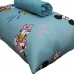 Jogo de Cama Portallar Solteiro Malha 100% Algod&atilde;o Disney Mickey Feliz 2 P&ccedil;s Verde