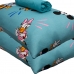 Jogo de Cama Portallar Casal Malha 100% Algodão Disney Mickey Feliz 3 Peças Verde