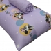 Jogo de Cama Portallar Solteiro Malha 100% Algodão Disney Minnie Feliz 2 Pçs Lavanda