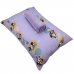 Jogo de Cama Portallar Solteiro Malha 100% Algodão Disney Minnie Feliz 2 Pçs Lavanda