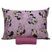 Jogo de Cama Portallar Solteiro Malha 100% Algodão Disney Big Minnie 2 Pçs Rosa