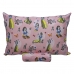 Jogo de Cama Portallar Solteiro Malha Mista Estampado Disney Branca De Neve 2 P&ccedil;s Rose