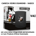 Caneca Vidro Diamond BrasFoot Vasco 300 ML Licenciada Preto