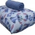 Jogo de Cama Portallar Solteiro Malha 100% Algodâo Disney Stitch E Xepa 2 Pçs Azul