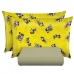 Jogo de Cama Portallar Casal Malha Disney 3 Pçs Mickey 90A Cinza