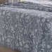 Cobre Leito Buettner Queen Jacquard Dupla Face Cenário Estampado Veras 3 Peças Cinza