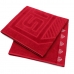 Toalha de Banho Buettner Jacquard Veludo Futebol Sao Paulo 70cmx140m Vermelho 
