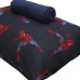Jogo de Cama Portallar Solteiro Malha 100% Algodão Disney Marvel Spider Talk Blue 2 Pçs Azul