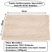 Tapete Buettner Microfibra Antiderrapante Chenille Ginko 50cmx70cm Pérola 