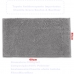 Tapete Buettner Microfibra Antiderrapante Chenille Greco 40x60cm Prata