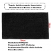 Tapete Buettner Microfibra Antiderrapante Chenille Greco 50x70cm Preto