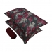 Jogo de Cama Queen Portallar Malha 100% Algodão Nápoles 3 Peças Vermelho