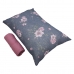 Jogo de Cama Solteiro Portallar Malha 100% Algodão Sevilha 2 Peças Rosa