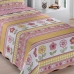 Cobre Leito com Porta Travesseiro Buettner Solteiro Estampado Matelassê Renove Juvenil Lilli 02 Peças Lilas