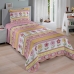 Cobre Leito com Porta Travesseiro Buettner Solteiro Estampado Matelassê Renove Juvenil Lilli 02 Peças Lilas
