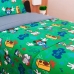 Edredom Portallar Casal Malha Mista Disney Mickey Tune 2,00mx220m Azul