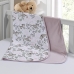 Cueiro Duplo Tecebem Baby Malha 100% Algodão Estampado Lizi 80cm x 90cm Rosinha
